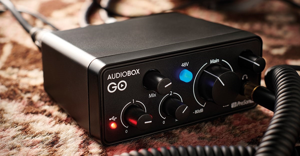 کارت صدا پریسونوس Presonus AudioBox Go - خرید کارت صدا - کارت صدا پریسونوس - کارت صدا AudioBox Go - کارت صدا پریسونوس گو - کارت صدا ارزان - کارت صدا استودیویی - کارت صدا Presonus - فروشگاه اینترنتی فراصوت