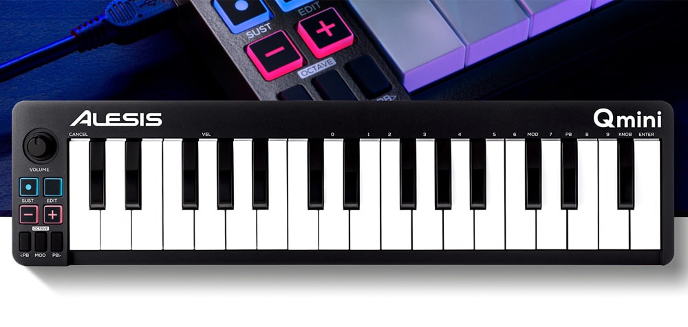 میدی کنترلر السیس Alesis Q Mini MKII - خرید میدی کنترلر - خرید میدی کیبورد - میدی کنترلر السیس - میدی کنترلر Alesis - السیس Q Mini MKII - میدی کنترلر Q Mini - کنترلر Q Mini MK2 - فروشگاه اینترنتی فراصوت