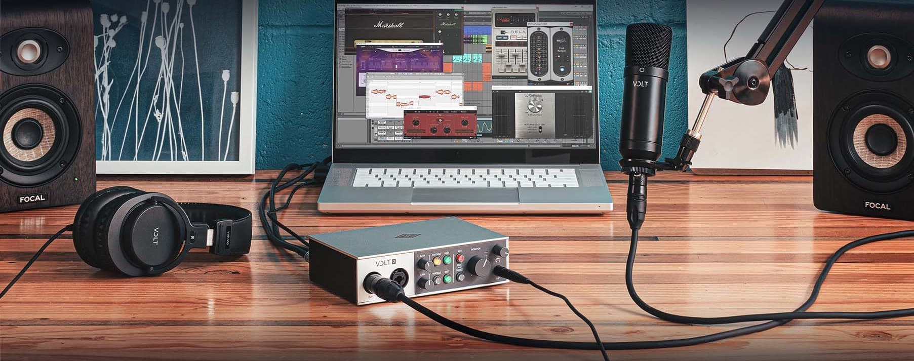 پکیج استودیویی یونیورسال آدیو Universal Audio Volt 2 Studio Pack - خرید پکیج استودیویی - پکیج استودیویی یونیورسال آدیو - پکیج استودیویی Universal Audio - یونیورسال آدیو Volt 2 Studio Pack - پکیج استودیویی Volt 2 Studio Pack - فروشگاه اینترنتی فراصوت