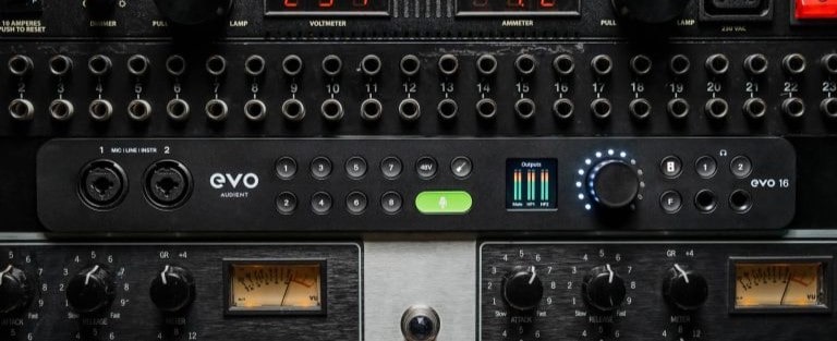 کارت صدا آدینت Audient EVO 16 - خرید کارت صدا - کارت صدا آدینت - کارت صدا Audient - آدینت EVO 16 - کارت صدا ایوو 16 - کارت صدا حرفه ای - کارت صدا با ورودی خروجی بالا - فروشگاه اینترنتی فراصوت