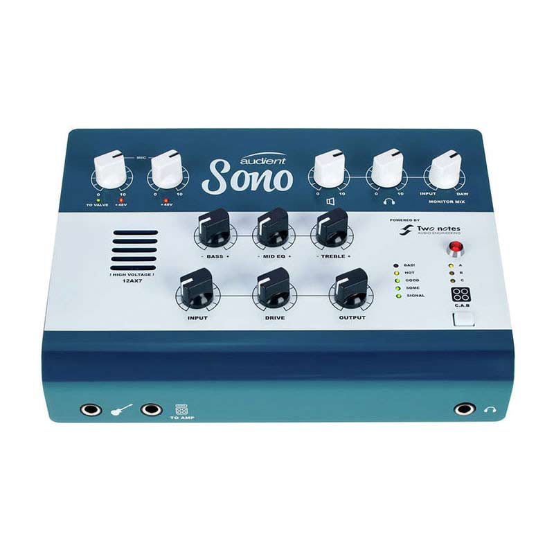 کارت صدا آدینت Audient Sono (2) کارت صدا آدینت Audient Sono - خرید کارت صدا - کارت صدا برای گیتار - کارت صدا مخصوص ضبط گیتار - کارت صدا حرفه ای - آدینت Sono - کارت صدا Audient Sono - فروشگاه اینترنتی فراصوت