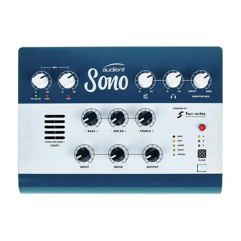 کارت صدا آدینت Audient Sono کارت صدا آدینت Audient Sono - خرید کارت صدا - کارت صدا برای گیتار - کارت صدا مخصوص ضبط گیتار - کارت صدا حرفه ای - آدینت Sono - کارت صدا Audient Sono - فروشگاه اینترنتی فراصوت