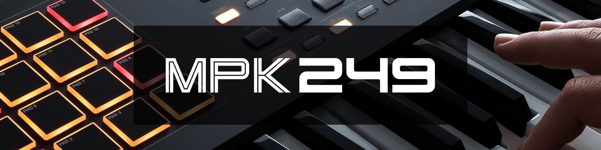 میدی کنترلر آکایی AKAI MPK249 - خرید میدی کنترلر - خرید میدی کیبورد - میدی کنترلر آکایی - میدی کنترلر AKAI - آکایی MPK249 - کنترلر ام پی کی 249 - فروشگاه اینترنتی فراصوت