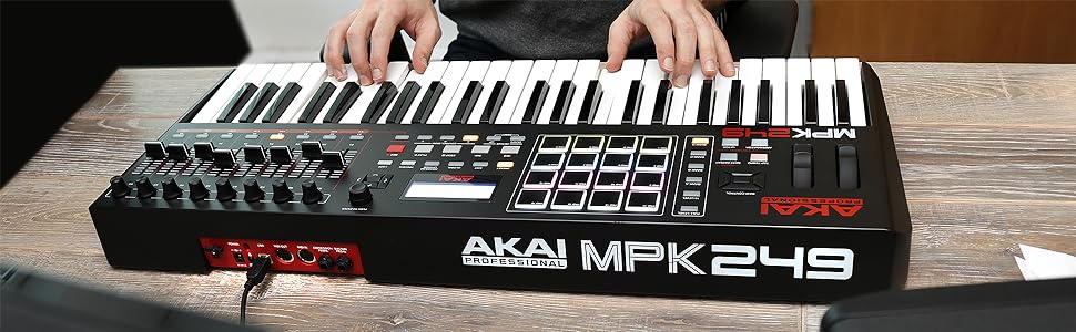 میدی کنترلر آکایی AKAI MPK249 - خرید میدی کنترلر - خرید میدی کیبورد - میدی کنترلر آکایی - میدی کنترلر AKAI - آکایی MPK249 - کنترلر ام پی کی 249 - فروشگاه اینترنتی فراصوت