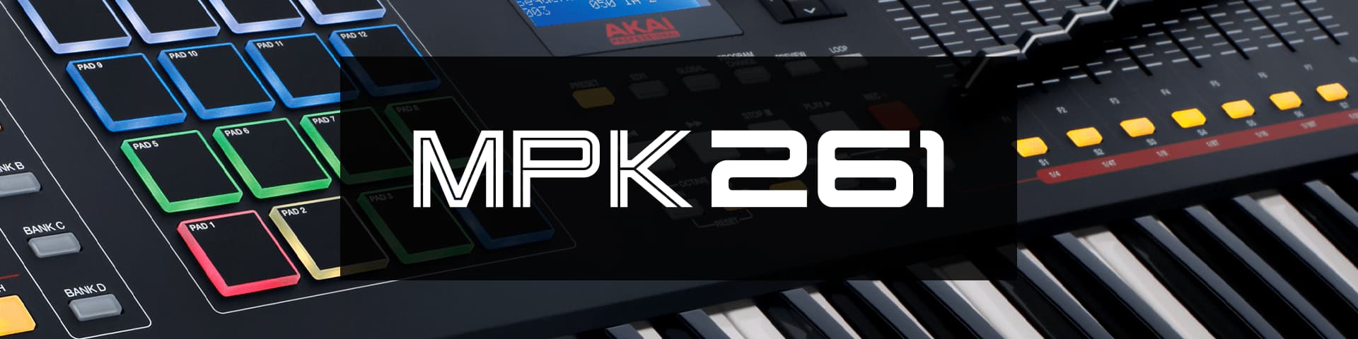 میدی کنترلر آکایی AKAI MPK261 - خرید میدی کنترلر - خرید میدی کیبورد - میدی کنترلر آکایی - میدی کنترلر AKAI - آکایی MPK261 - کنترلر ام پی کی 261 - فروشگاه اینترنتی فراصوت