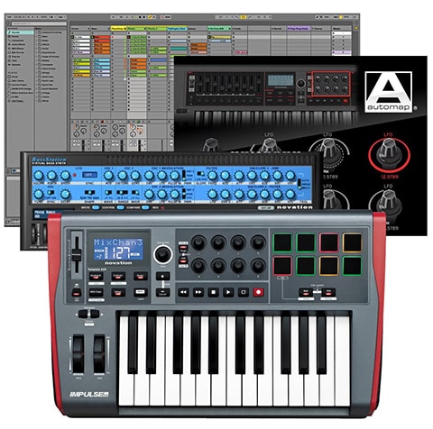 میدی کنترلر نویشن Novation Impulse 25 - خرید میدی کنترلر - خرید میدی کیبورد - میدی کنترلر نویشن - میدی کنترلر Novation - نویشن Impulse 25 - میدی نویشن ایمپالس 25 - میدی کنترلر کوچک - فروشگاه اینترنتی فراصوت