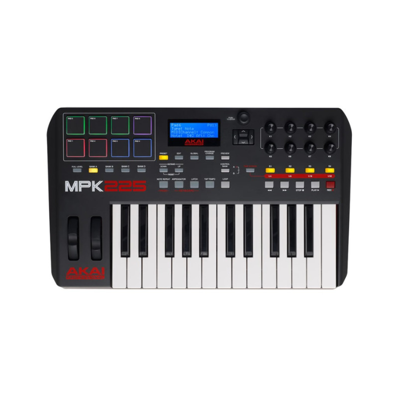 میدی کنترلر آکایی AKAI MPK225 میدی کنترلر آکایی AKAI MPK225 - خرید میدی کنترلر - خرید میدی کیبورد - میدی کنترلر آکایی - میدی کنترلر AKAI - آکایی MPK225 - کنترلر ام پی کی 225 - فروشگاه اینترنتی فراصوت
