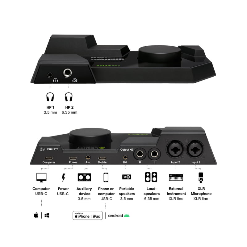 کارت صدا لویت Lewitt Connect 6 (7) کارت صدا لویت Lewitt Connect 6 - کارت صدا Lewitt - کارت صدا لویت - کارت صدا آر ام ای - کارت صدا Connect 6 - خرید کارت صدا - خرید کارت صدا لویت Connect 6 - کارت صدا حرفه ای - لویت Connect 6 - فروشگاه اینترنتی فراصوت
