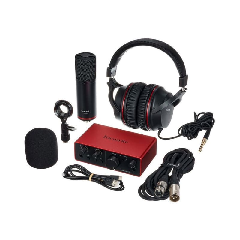 پکیج استودیویی فوکوسرایت Focusrite Scarlett Solo Studio 4th Gen (4) پکیج استودیویی فوکوسرایت Focusrite Scarlett Solo Studio 4th Gen - پکیج استودیویی - پکیج استودیویی فوکوسرایت - فوکوسرایت نسل چهار - خرید کارت صدا - کارت صدا فوکوسرایت - فوکوسرایت - کارت صدا حرفه ای - کارت صدا فوکوسرایت - کارت صدا Focusrite - فوکوسرایت Scarlett Solo 4th Gen - فروشگاه اینترنتی فراصوت