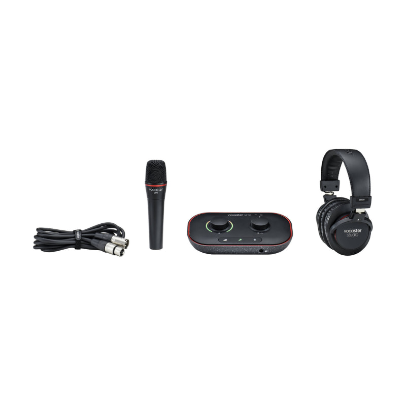 پکیج استودیویی فوکوسرایت Focusrite Vocaster One Studio (3) پکیج استودیویی فوکوسرایت Focusrite Vocaster One Studio - کارت صدا فوکوسرایت Focusrite Vocaster One - کارت صدا فوکوسرایت - کارت صدا Focusrite - خرید کارت صدا - کارت صدا برای پادکست - فوکوسرایت Vocaster One - کارت صدا وکستر یک - کارت صدا قابل حمل - فروشگاه اینترنتی فراصوت