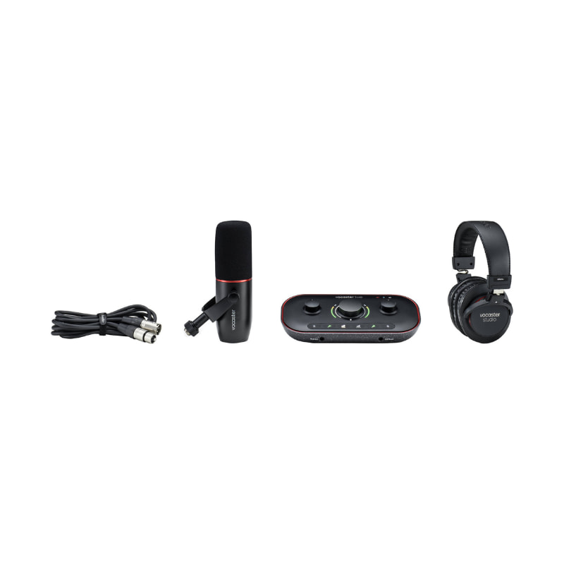 پکیج استودیویی فوکوسرایت Focusrite Vocaster Two Studio (2) پکیج استودیویی فوکوسرایت Focusrite Vocaster Two Studio - کارت صدا فوکوسرایت Focusrite Vocaster One - کارت صدا فوکوسرایت - کارت صدا Focusrite - خرید کارت صدا - کارت صدا برای پادکست - فوکوسرایت Vocaster Two - کارت صدا وکستر یک - کارت صدا قابل حمل - پکیج استودیویی Focusrite - فروشگاه اینترنتی فراصوت