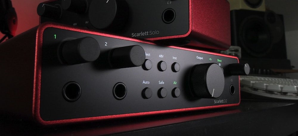 کارت صدا فوکوسرایت Focusrite Scarlett 2i2 4th Gen - خرید کارت صدا - کارت صدا فوکوسرایت - کارت صدا هوم استودیو - فوکوسرایت 2i2 نسل چهار - کارت صدا فوکوسرایت - کارت صدا Focusrite - فوکوسرایت Scarlett 2i2 4th Gen - فروشگاه اینترنتی فراصوت