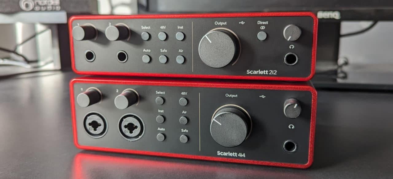 کارت صدا فوکوسرایت Focusrite Scarlett 4i4 4th Gen - خرید کارت صدا - کارت صدا فوکوسرایت - کارت صدا هوم استودیو - فوکوسرایت 4i4 نسل چهار - کارت صدا فوکوسرایت - کارت صدا Focusrite - فوکوسرایت Scarlett 4i4 4th Gen - فروشگاه اینترنتی فراصوت