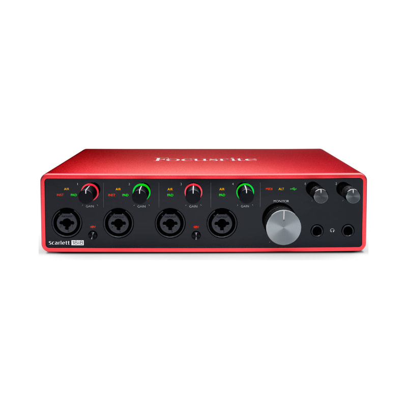 کارت صدا فوکوسرایت Focusrite Scarlett 18i8 3rd Gen کارت صدا فوکوسرایت Focusrite Scarlett 18i8 3rd Gen - خرید کارت صدا - کارت صدا فوکوسرایت - فوکوسرایت - کارت صدا حرفه ای - کارت صدا فوکوسرایت - کارت صدا Focusrite - فوکوسرایت Scarlett 18i8 3rd Gen - فروشگاه اینترنتی فراصوت