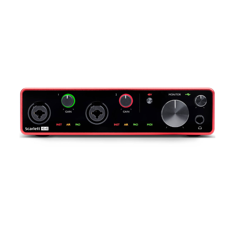 کارت صدا فوکوسرایت Focusrite Scarlett 4i4 3rd Gen (2) کارت صدا فوکوسرایت Focusrite Scarlett 4i4 3rd Gen - خرید کارت صدا - کارت صدا فوکوسرایت - فوکوسرایت - کارت صدا حرفه ای - کارت صدا فوکوسرایت - کارت صدا Focusrite - فوکوسرایت Scarlett 4i4 3rd Gen - فروشگاه اینترنتی فراصوت