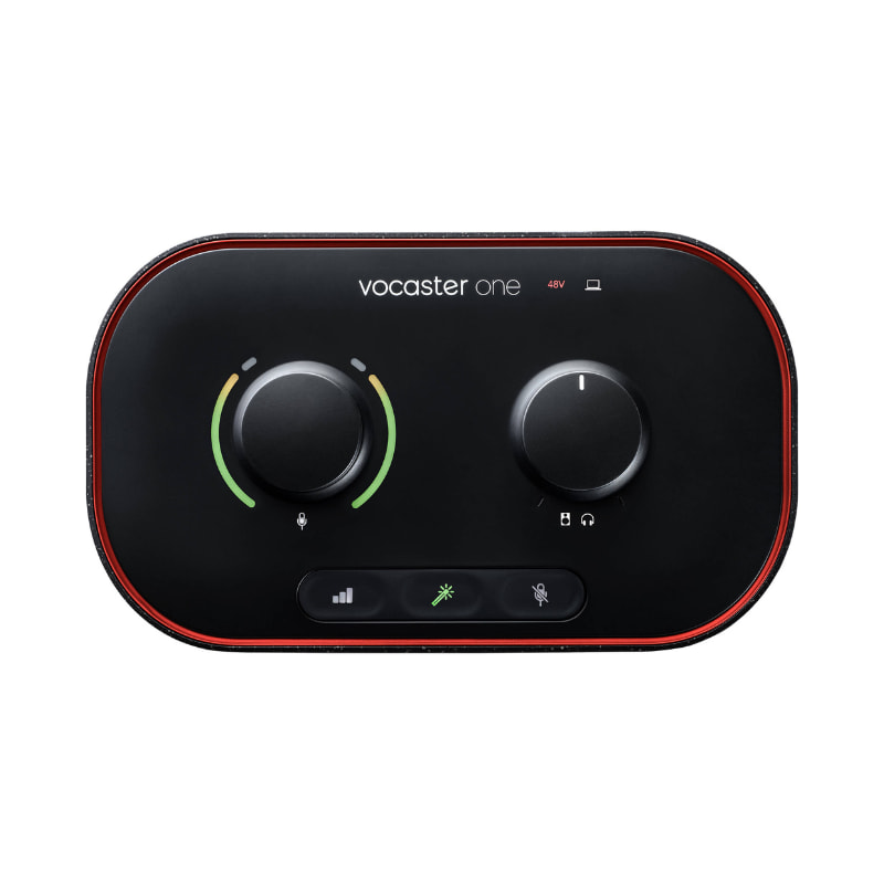 کارت صدا فوکوسرایت Focusrite Vocaster One کارت صدا فوکوسرایت Focusrite Vocaster One - کارت صدا فوکوسرایت - کارت صدا Focusrite - خرید کارت صدا - کارت صدا برای پادکست - فوکوسرایت Vocaster One - کارت صدا وکستر یک - کارت صدا قابل حمل - فروشگاه اینترنتی فراصوت