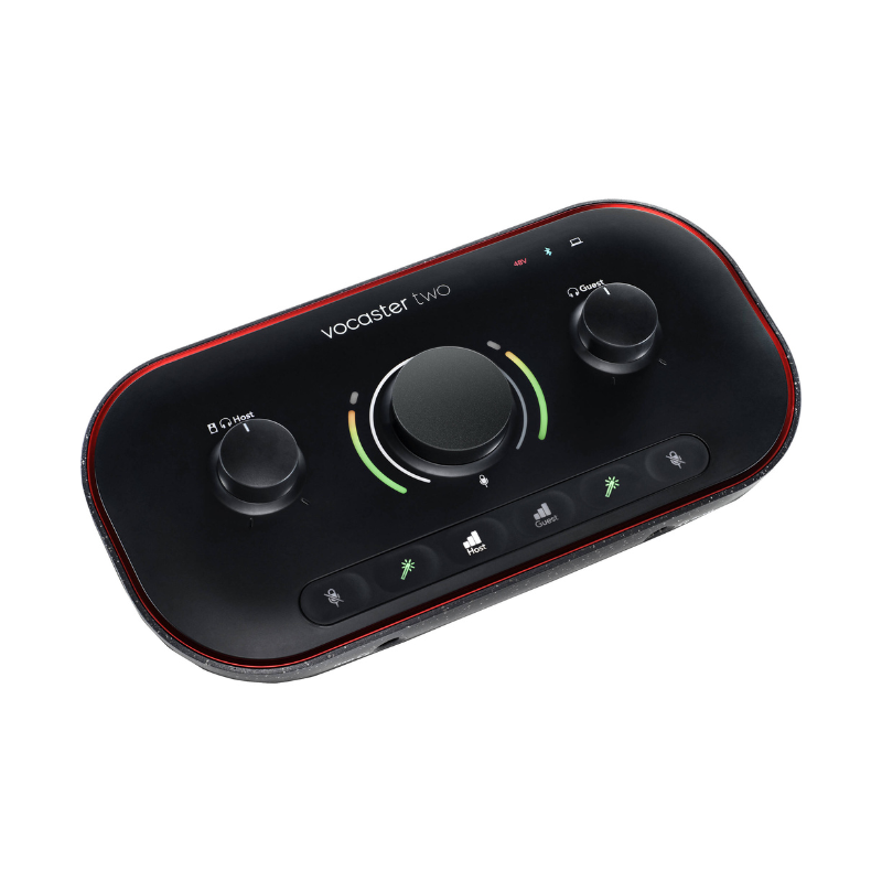 کارت صدا فوکوسرایت Focusrite Vocaster Two (3) کارت صدا فوکوسرایت Focusrite Vocaster Two - کارت صدا فوکوسرایت - کارت صدا Focusrite - خرید کارت صدا - کارت صدا برای پادکست - فوکوسرایت Vocaster Two - کارت صدا وکستر یک - کارت صدا قابل حمل - فروشگاه اینترنتی فراصوت
