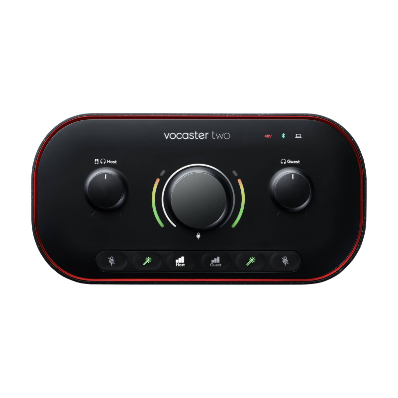 کارت صدا فوکوسرایت Focusrite Vocaster Two کارت صدا فوکوسرایت Focusrite Vocaster Two - کارت صدا فوکوسرایت - کارت صدا Focusrite - خرید کارت صدا - کارت صدا برای پادکست - فوکوسرایت Vocaster Two - کارت صدا وکستر یک - کارت صدا قابل حمل - فروشگاه اینترنتی فراصوت
