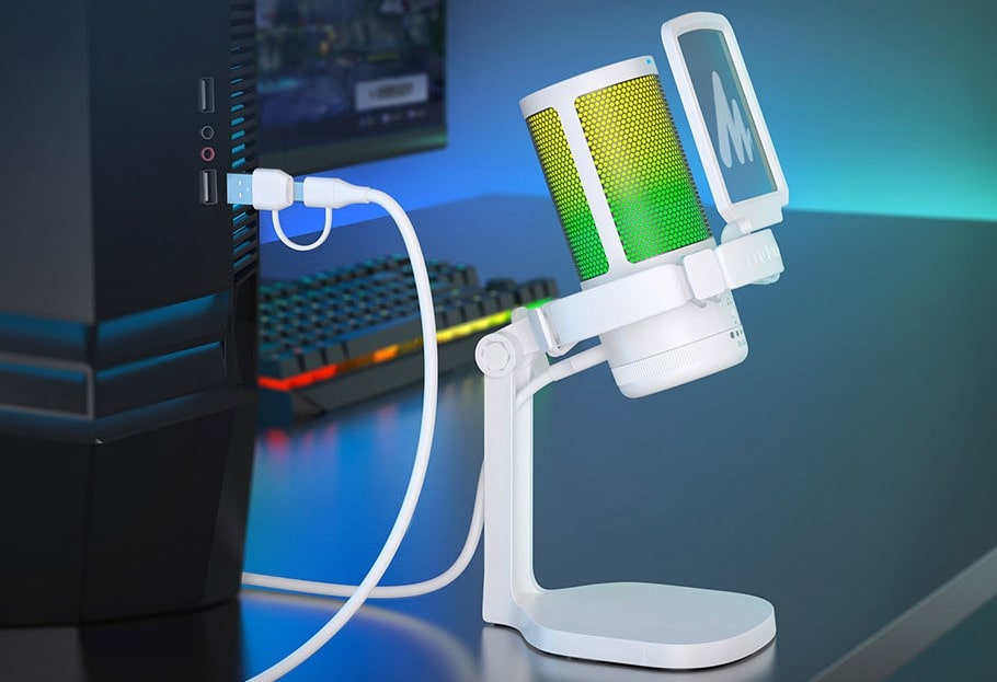 میکروفون ماونو Maono DGM20 - میکروفون برای گیم - میکروفون پادکست - خرید میکروفون استودیویی - میکروفون استودیویی ماونو - میکروفون استودیویی ارزان - میکروفن استودیویی - میکروفون ماونو - میکروفون Maono - ماونو DGM20 - فروشگاه اینترنتی فراصوت
