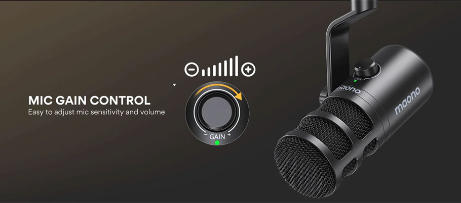میکروفون ماونو Maono PD100U - میکروفون برای گیم - میکروفون پادکست - خرید میکروفون استودیویی - میکروفون استودیویی ماونو - میکروفون استودیویی ارزان - میکروفن استودیویی - میکروفون ماونو - میکروفون Maono - ماونو PD100U - فروشگاه اینترنتی فراصوت