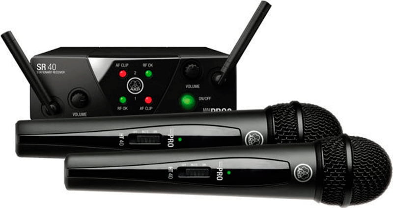 میکروفون بیسیم AKG WMS 40 MINI2 Dual Vocal Set - میکروفون بیسیم ای کی جی AKG WMS 40 MINI2 Dual Vocal Set - خرید میکروفون - خرید میکروفن - میکروفون داینامیک - میکروفن داینامیک - میکروفون خوانندگی - میکروفون وکال - میکروفون اجرای زنده - میکروفون بی سیم - میکروفون بیسیم ای کی جی - میکروفن ای کی جی وایرلس - میکروفون AKG - ای کی جی WMS 40 MINI2 - میکروفون WMS 40 MINI2 Dual Vocal Set - فروشگاه اینترنتی فراصوت