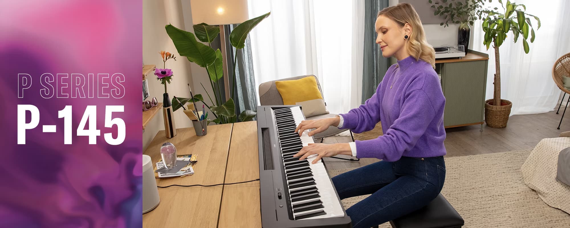 پیانو دیجیتال یاماها Yamaha P-145 - پیانو Yamaha P145 - خرید پیانو دیجیتال - پیانو دیجیتال یاماها - پیانو دیجیتال Yamaha - پیانو Yamaha - خرید پیانو Yamaha - پیانو دیجیتال حرفه ای - خرید پیانو ارزان - پیانو یاماها - یاماها P-145 - پیانو P-145 - فروشگاه اینترنتی فراصوت