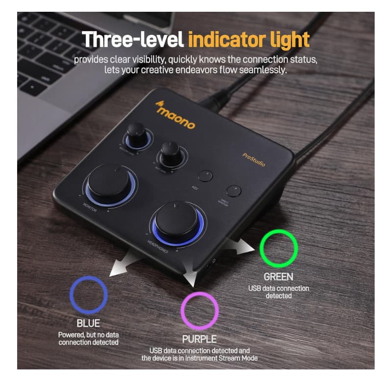 کارت صدا ماونو Maono PS22 Lite (5) کارت صدا ماونو Maono PS22 Lite - خرید کارت صدا - کارت صدا ماونو - کارت صدا Maono - کارت صدا استودیویی - کارت صدا ارزان - ماونو PS22 Lite - کارت PS22 Lite - فروشگاه اینترنتی فراصوت