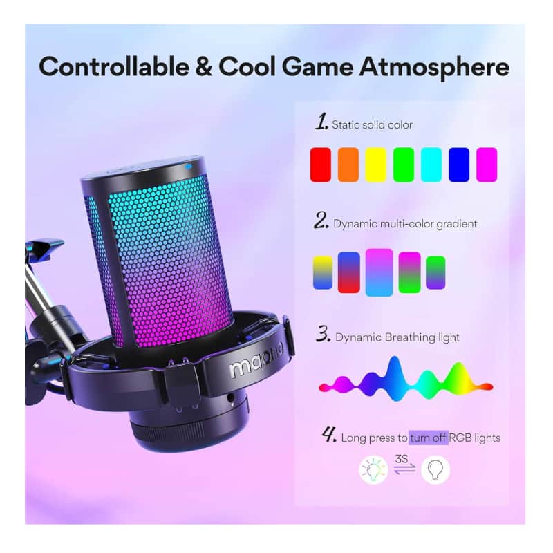 میکروفون یو اس بی ماونو Maono DGM20S (6) میکروفون یو اس بی ماونو Maono DGM20S - خرید میکروفون یو اس بی - قیمت میکروفون یو اس بی - میکروفون یو اس بی حرفه ای - میکروفون یو اس بی ماونو - میکروفون یو اس بی Maono - میکروفون برای پادکست - میکروفون تولید محتوا - میکروفون برای استریم - ماونو DGM20S - فروشگاه اینترنتی فراصوت