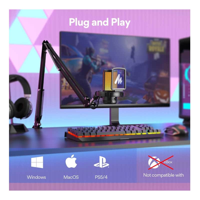 میکروفون یو اس بی ماونو Maono DGM20S (8) میکروفون یو اس بی ماونو Maono DGM20S - خرید میکروفون یو اس بی - قیمت میکروفون یو اس بی - میکروفون یو اس بی حرفه ای - میکروفون یو اس بی ماونو - میکروفون یو اس بی Maono - میکروفون برای پادکست - میکروفون تولید محتوا - میکروفون برای استریم - ماونو DGM20S - فروشگاه اینترنتی فراصوت