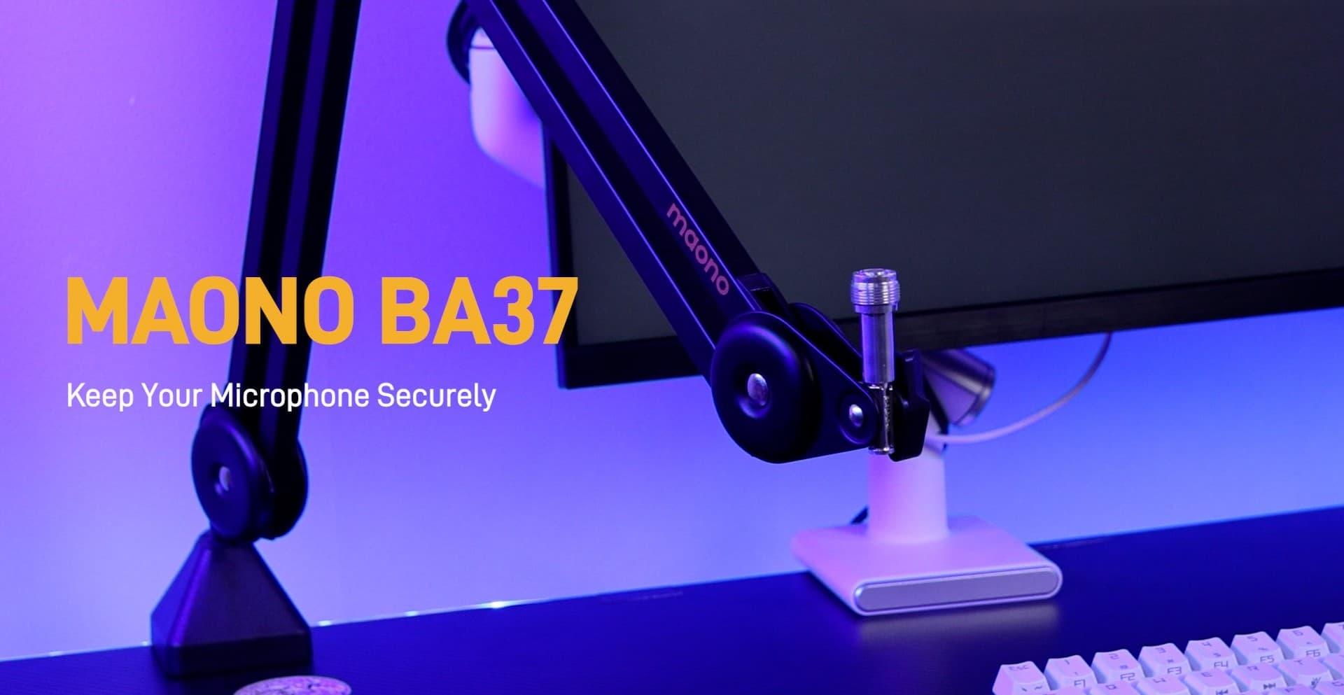 پایه میکروفون بازویی ماونو Maono AU-BA37 - خرید پایه میکروفون بازویی - قیمت پایه میکروفون بازویی - پایه میکروفون بازویی ارزان - پایه میکروفون بازویی حرفه ای - پایه میکروفون بازویی برای میکروفون سنگین - پایه میکروفون بازویی Maono - پایه میکروفون بازویی ماونو - پایه میکروفون ماونو - ماونو BA37 - فروشگاه اینترنتی فراصوت
