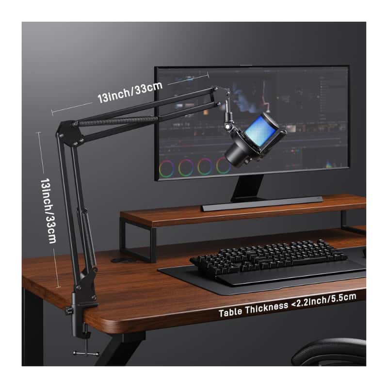 پایه میکروفون بازویی ماونو Maono BA20 (8) پایه میکروفون بازویی ماونو Maono AU-BA20 - خرید پایه میکروفون بازویی - پایه میکروفون بازویی ارزان - قیمت پایه میکروفون بازویی - پایه میکروفون بازویی ماونو - پایه میکروفون بازویی Maono - ماونو AU-BA20 - پایه میکروفون بازویی BA20 - فروشگاه اینترنتی فراصوت